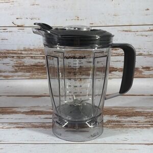 Authentic NutriBullet 64oz Blender Replacement Pitcher Jug w/ Lid Blade NBF50500